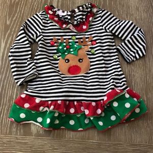 Christmas dress /top Rudolph